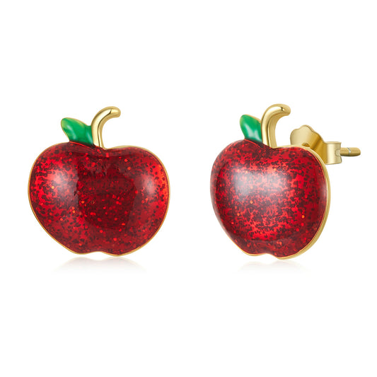 Holiday Apple Earrings