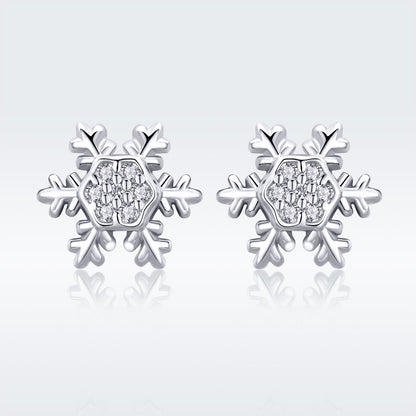 Elegant Snowflake Earrings
