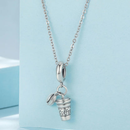 Coffee Cup Pendant Charm
