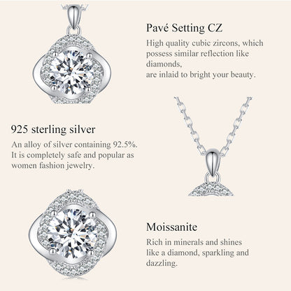 Sparkling Moissanite Necklace