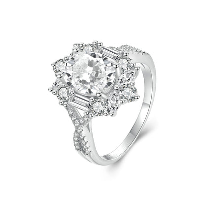 2 Carat Moissanite Ring