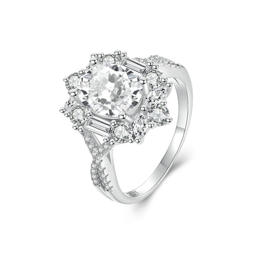 2 Carat Moissanite Ring