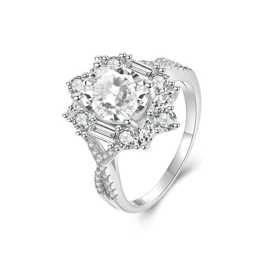 2 Carat Moissanite Ring