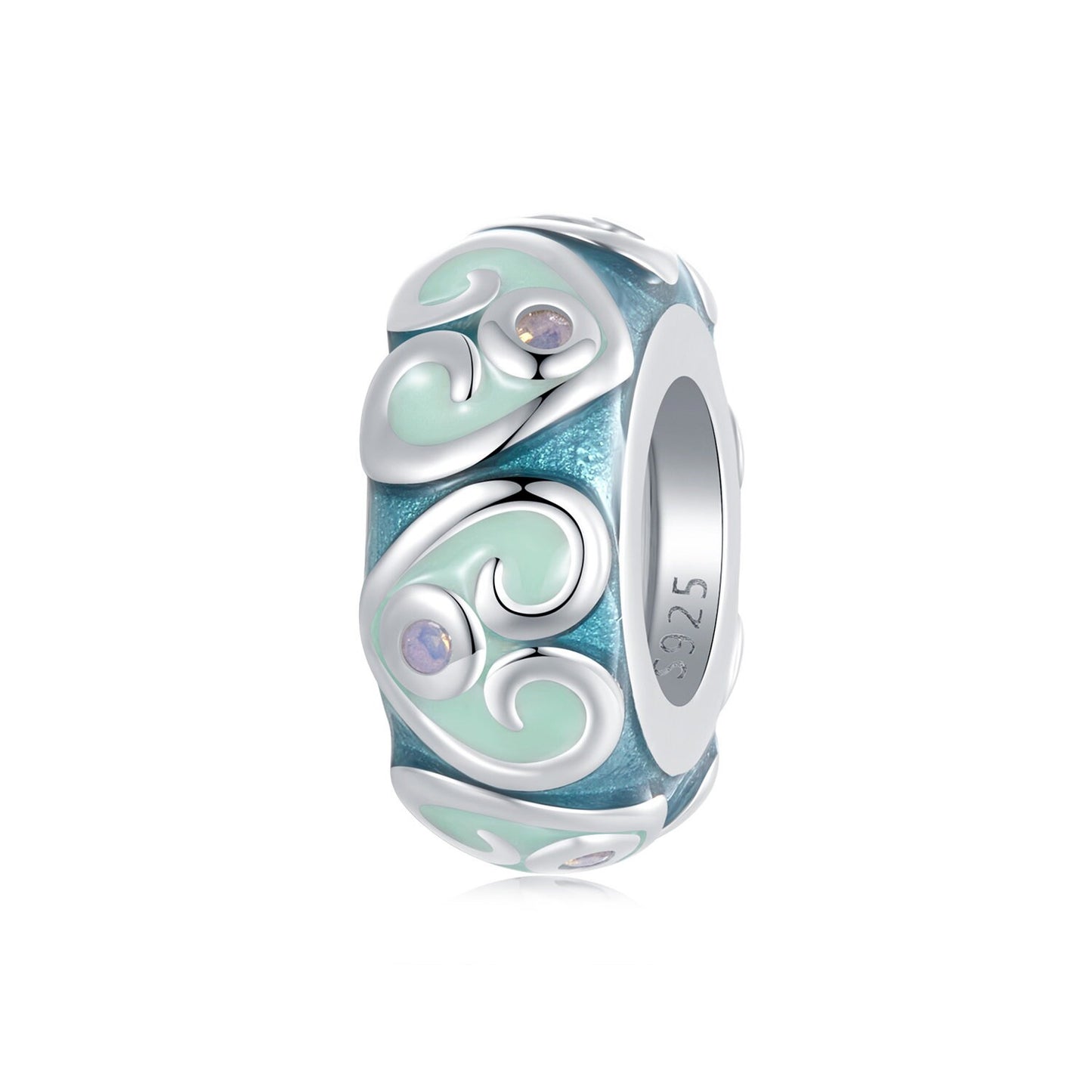 Colorful Easter Silicone Stopper Beads Charm