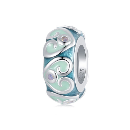 Colorful Easter Silicone Stopper Beads Charm