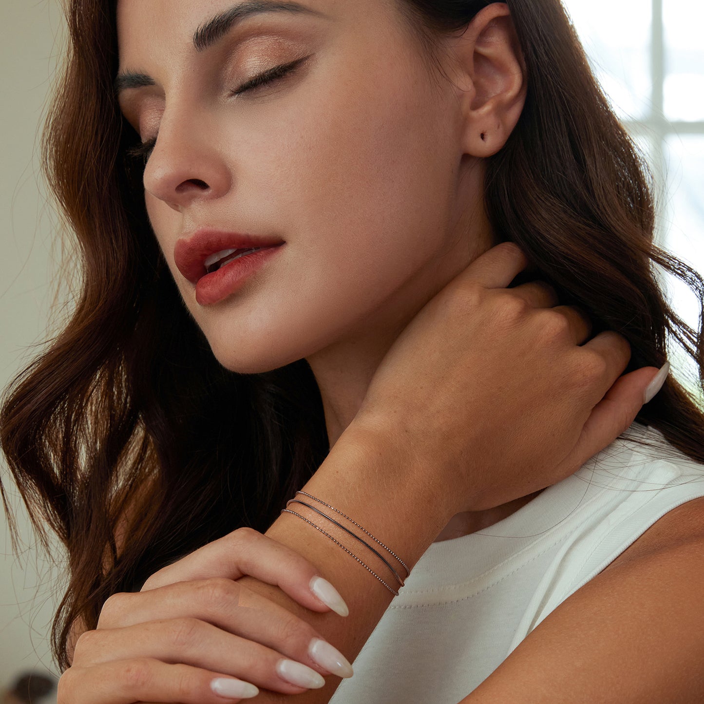 Minimalist Triple-Layer Bracelet
