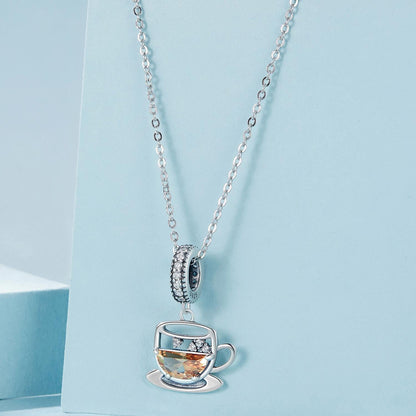Funny Coffee Pendant Charm