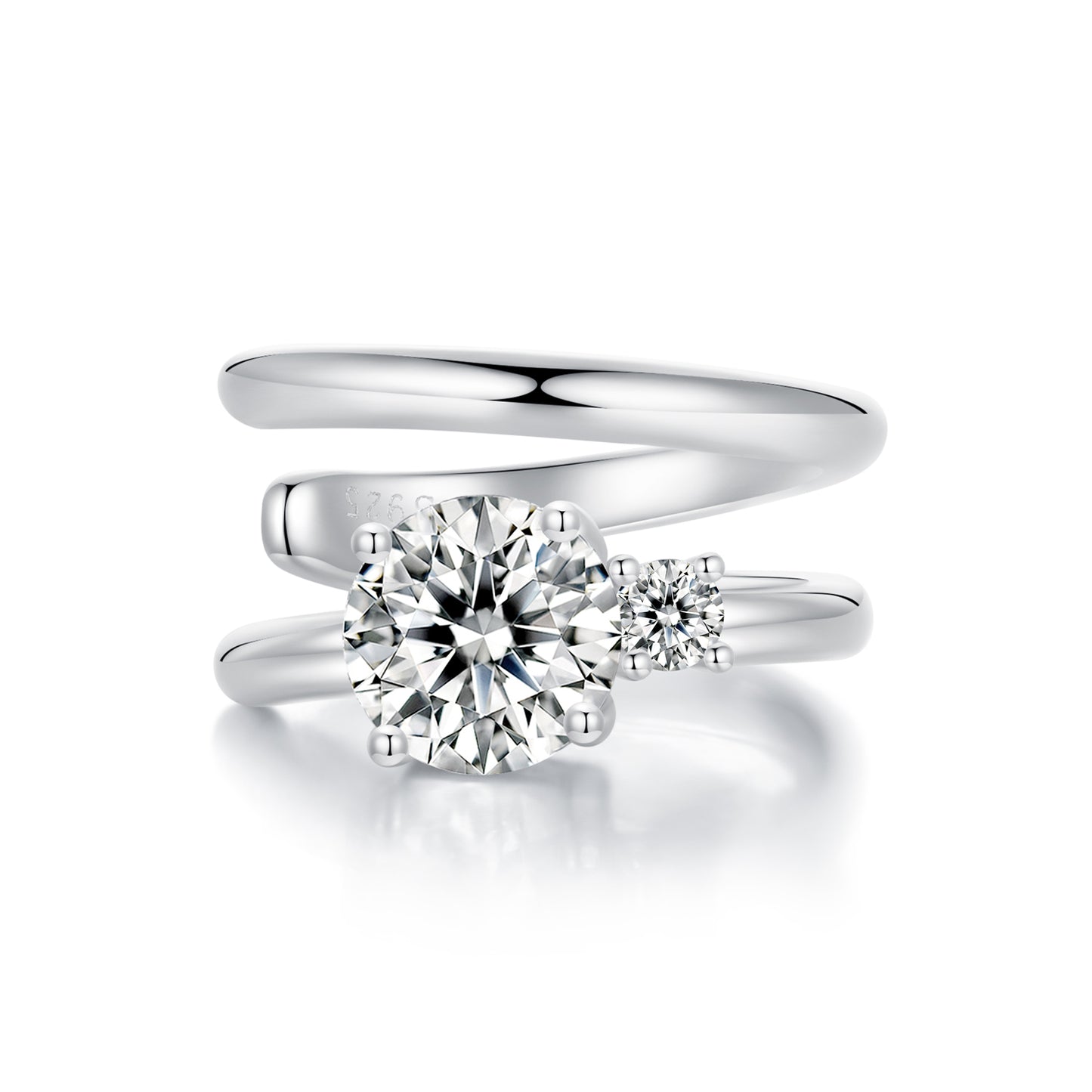 Double-Layer Moissanite Ear Cuffs