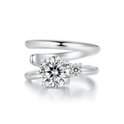 Double-Layer Moissanite Ear Cuffs