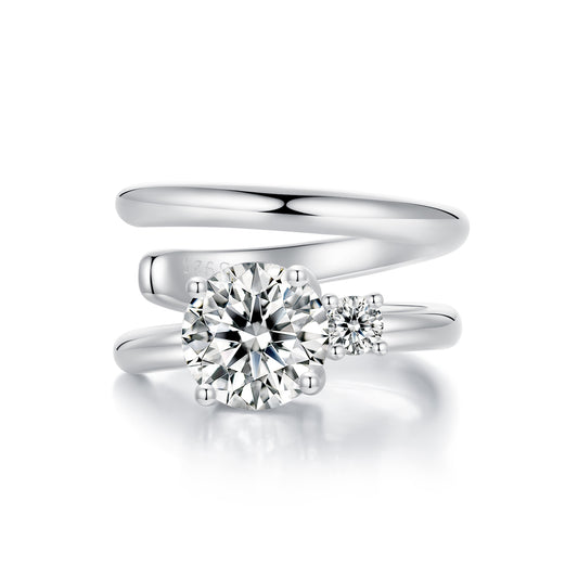 Double-Layer Moissanite Ear Cuffs