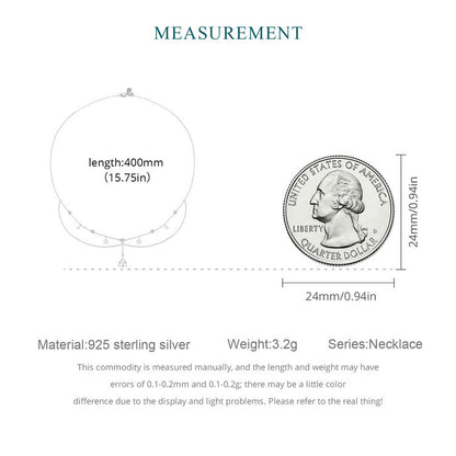 Teardrop Fringe Necklace