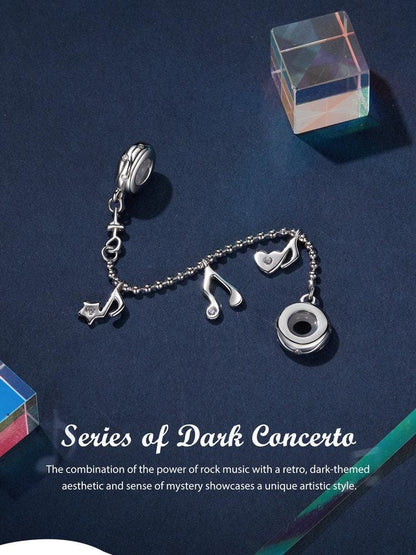 Musical Note Safety Chain Charm