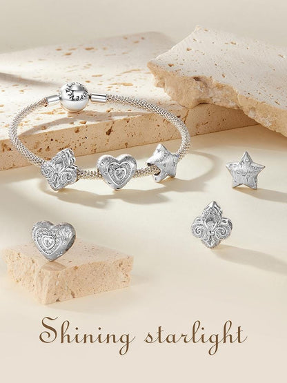Shining Heart Charms