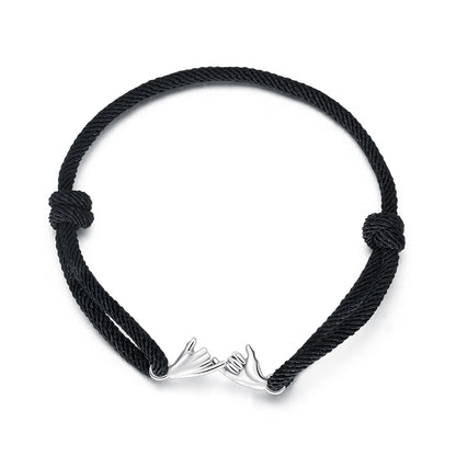 Hand-in-Hand Woven Bracelet