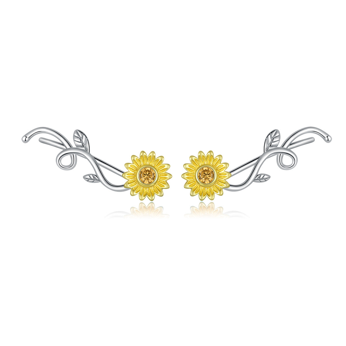 Fresh Daisy Hoop Earrings