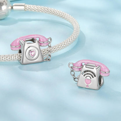 Vintage Telephone  Charm