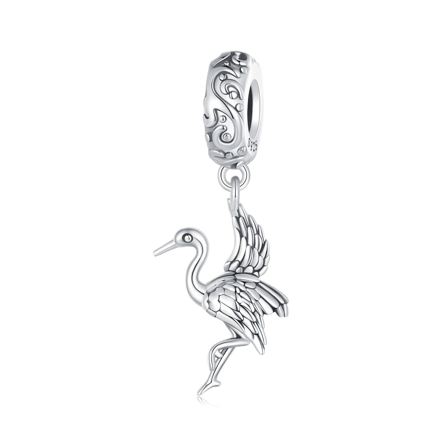 Crane Pendant Charm