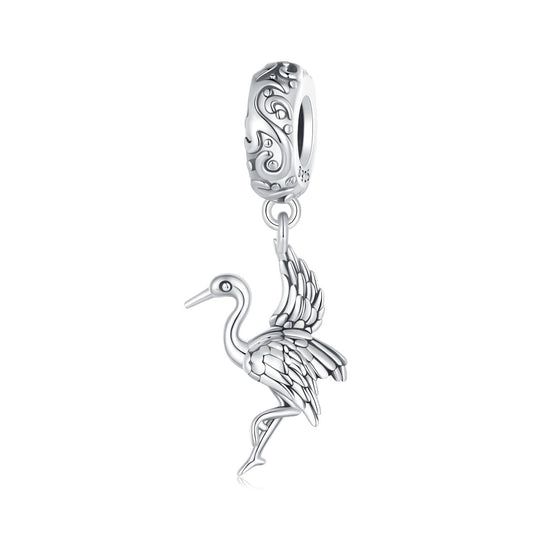 Crane Pendant Charm