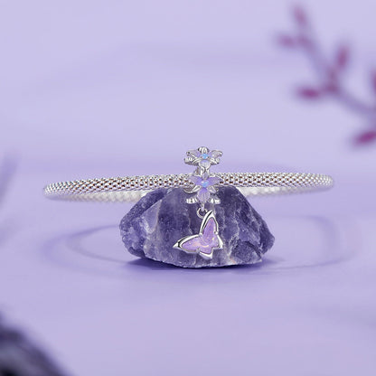 Butterfly Iris Pendant Charm