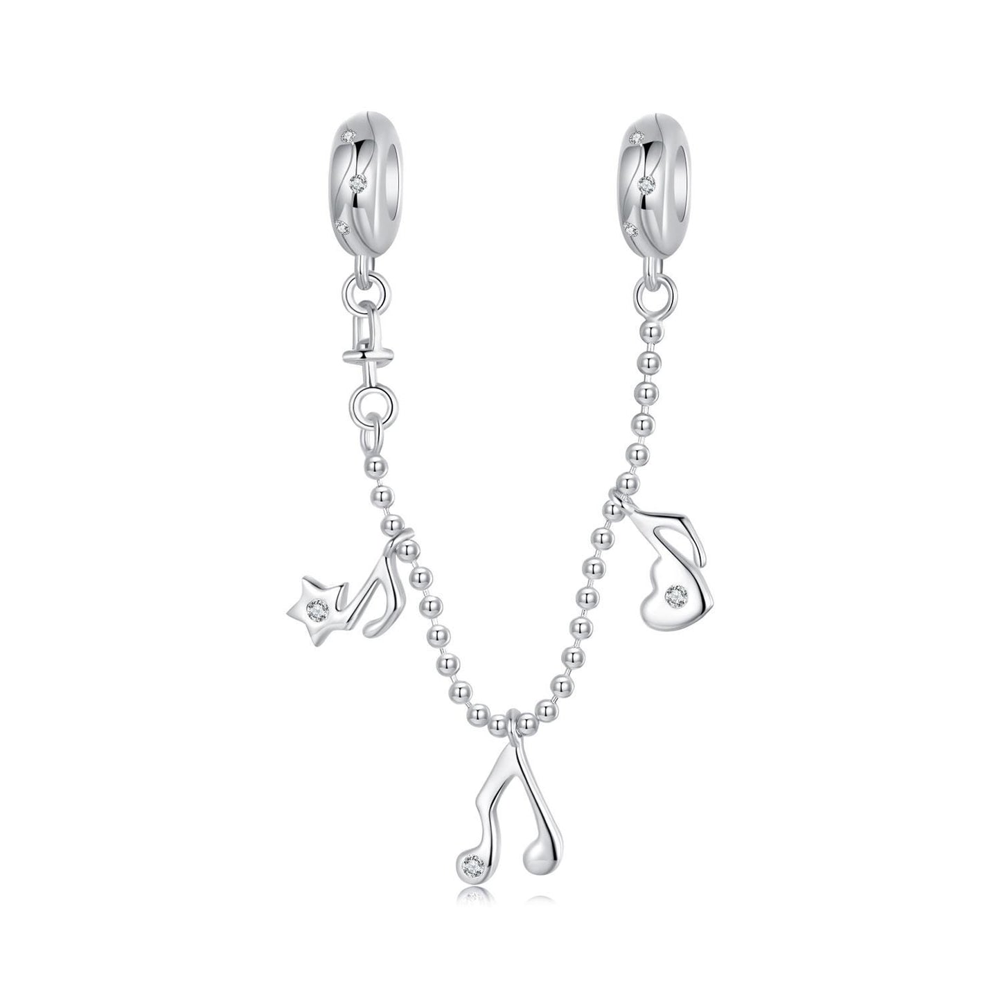 Musical Note Safety Chain Charm