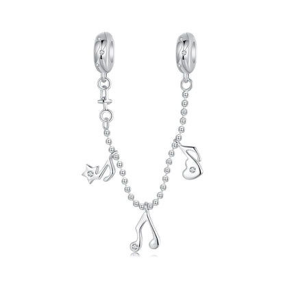 Musical Note Safety Chain Charm