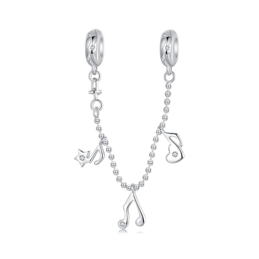 Musical Note Safety Chain Charm