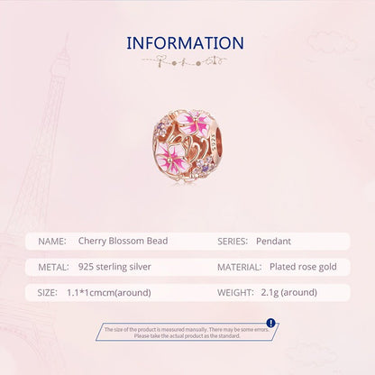Cherry Blossom Bead Charm