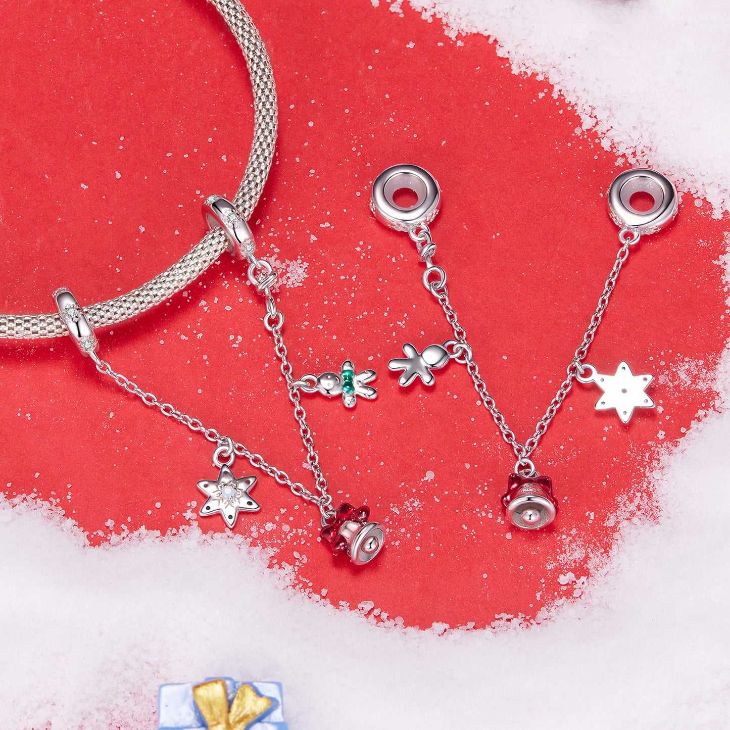 Christmas Safety Chain Charm
