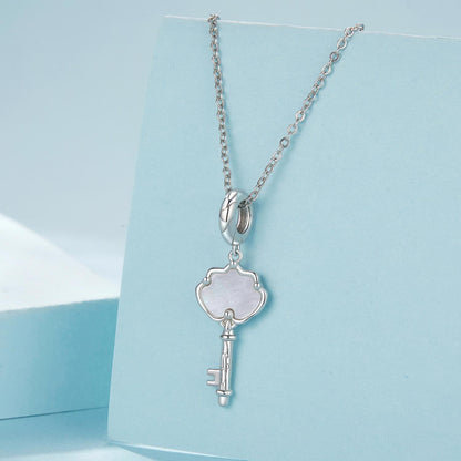 Shell Key Pendant Charm
