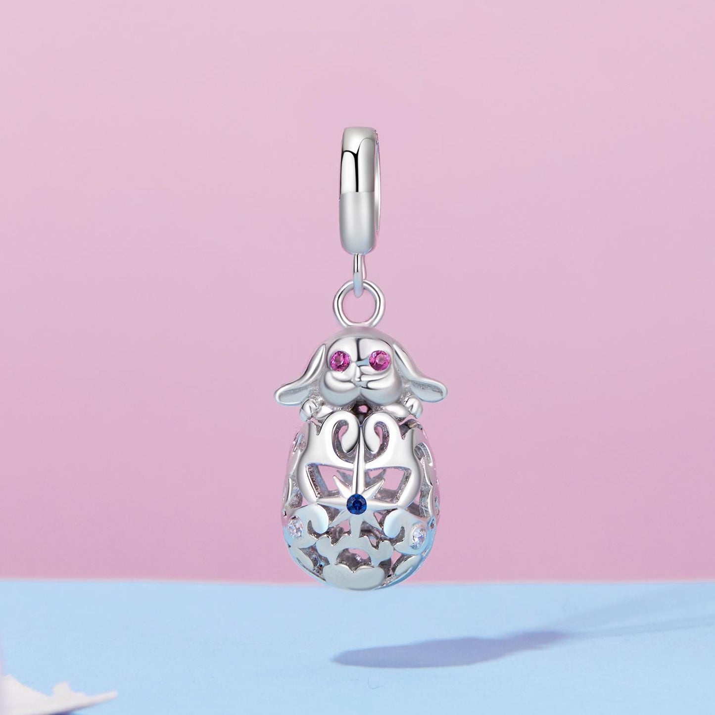 Easter Rabbit Pendant Charm