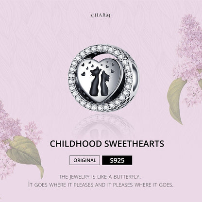 Cats in Love Charm