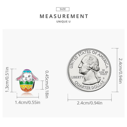 Rabbit Easter Egg Charm