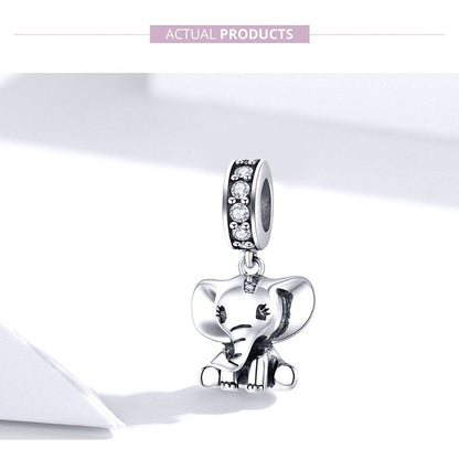 Cute Baby Elephant Charm