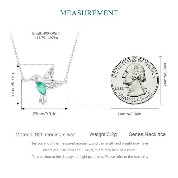 Hummingbird Silhouette Necklace