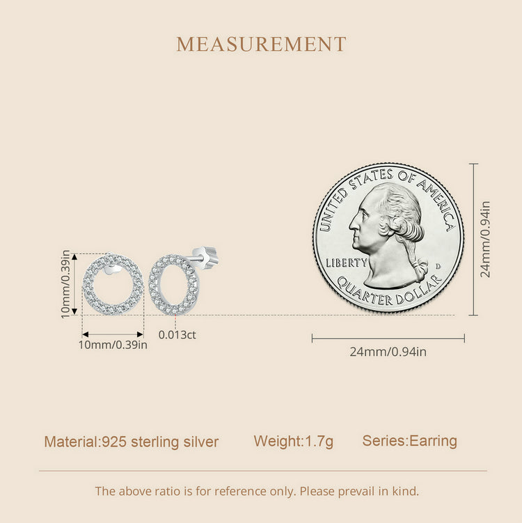 Starry Night 0.013ct Moissanite Studs