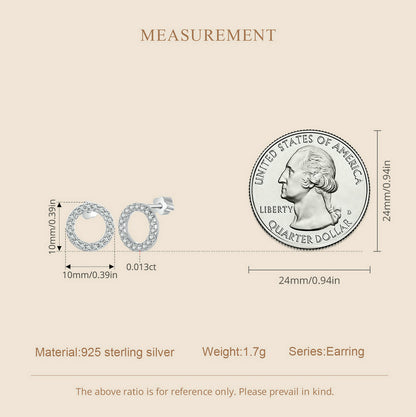 Starry Night 0.013ct Moissanite Studs