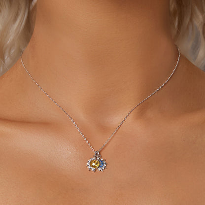 Sun and Moon Pendant Necklace