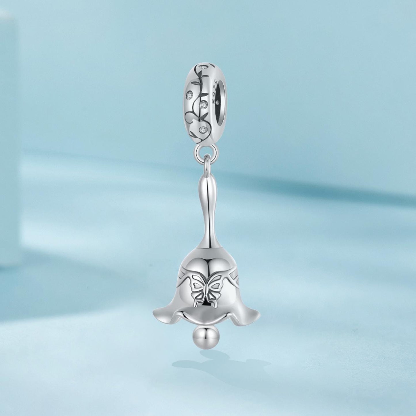 Hand Bell Pendant Charm