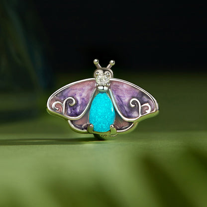 Luminous Colorful Butterfly Pendant Charm