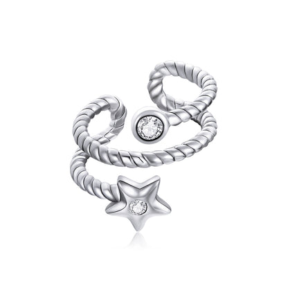 Star Clip Earrings