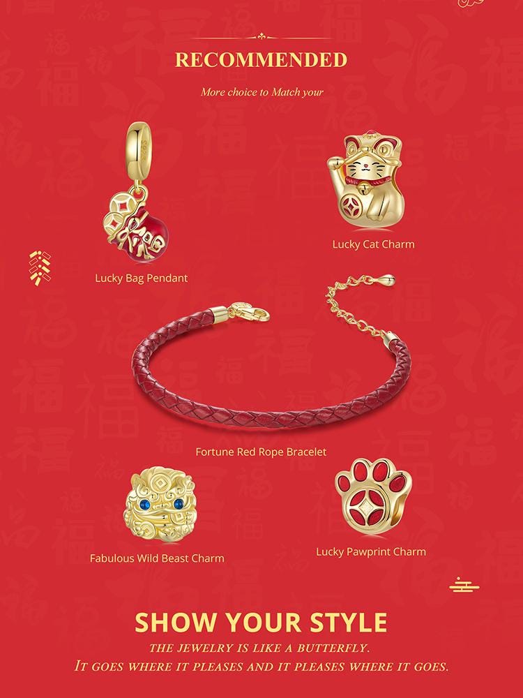 Lucky Pawprint Charm