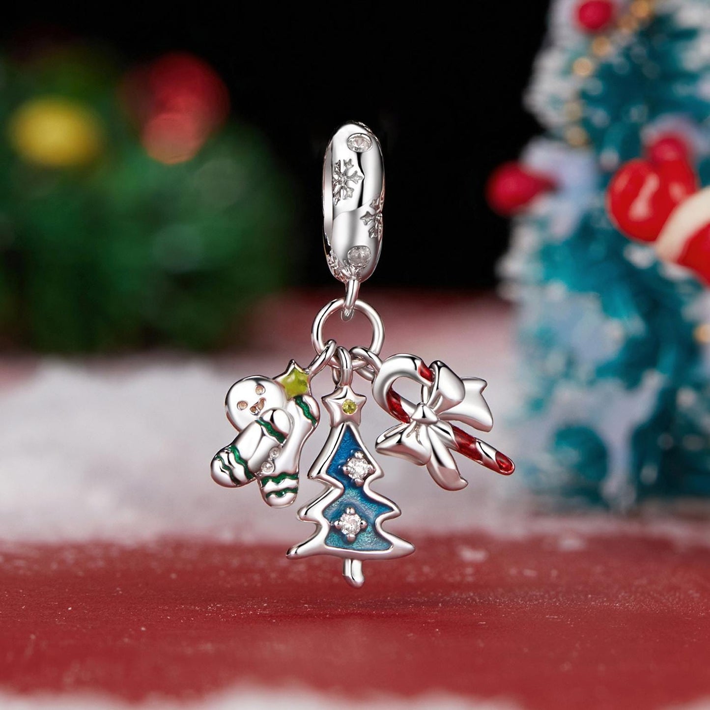 Festive Christmas Pendant Charm