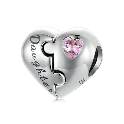 Heart Puzzle Charm