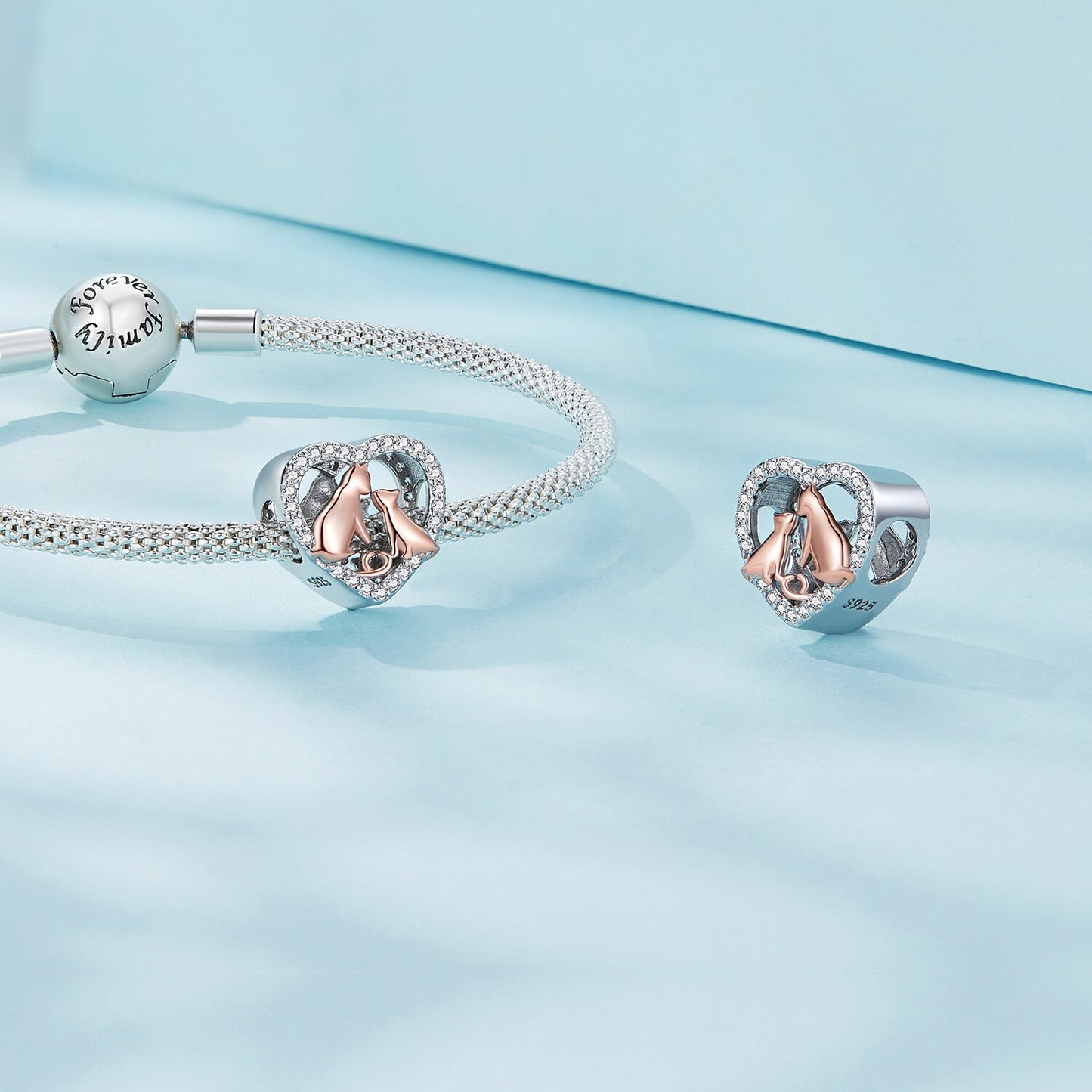 Kissing Cat Charm