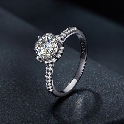 1 Carat Moissanite Ring