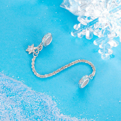 Ice Crystal Silicone Safety Chain Charm