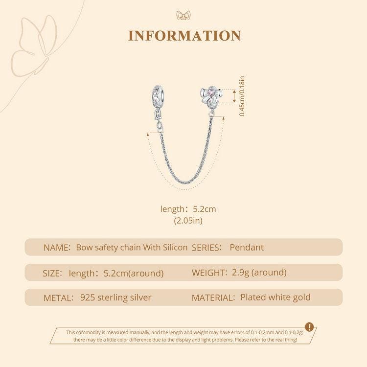 Bow Safety Chain Charm
