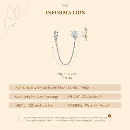 Bow Safety Chain Charm
