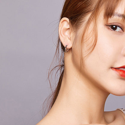 Infinity Symbol Hoop Earrings