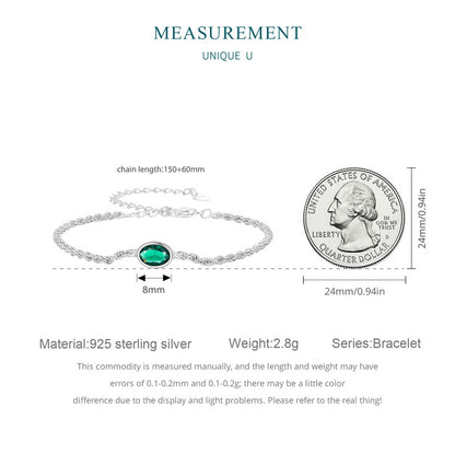 Luxury Green Zircon Choker Bracelet